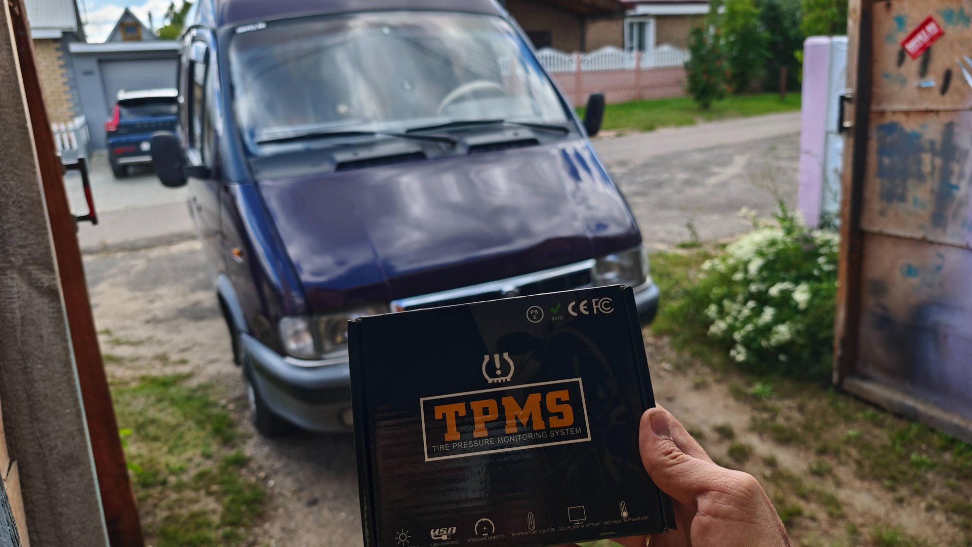 Установка TPMS ( Система контроля давления в шинах) на автомобиль Соболь.