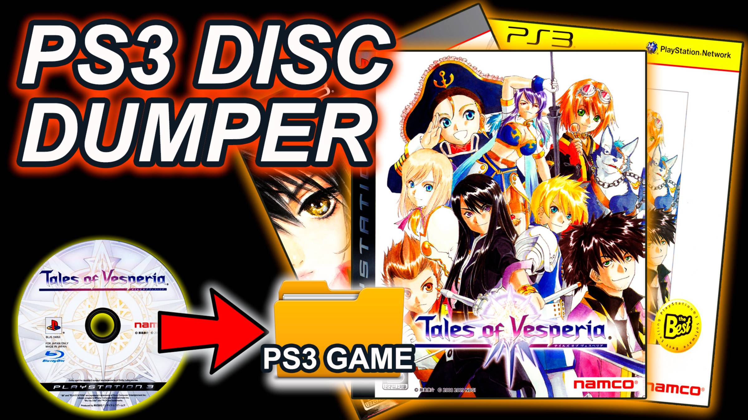 Volcado de discos con PS3 DISC DUMPER (Tales of Berseria y Tales of Vesperia, 2025)