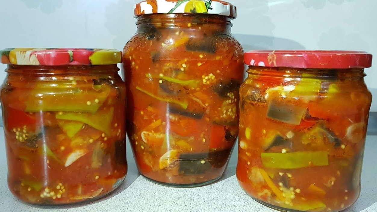Срочно бегите на рынок за Баклажанами! Шикарный рецепт из баклажанов с фасолью на зиму.