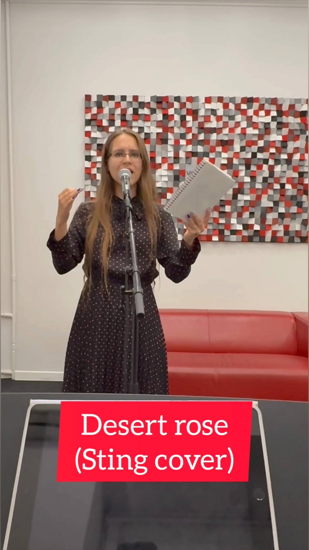 3-я репетиция "Desert rose" (Sting, Cheb Mami cover)