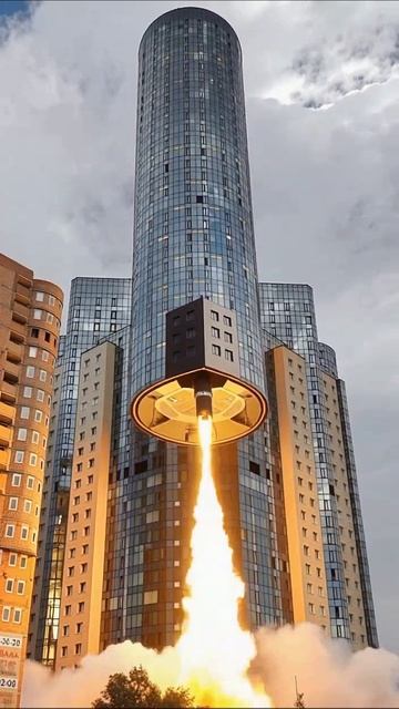 Секретная ракета🚀 была запущена прямо из многоэтажки в Самаре 😁