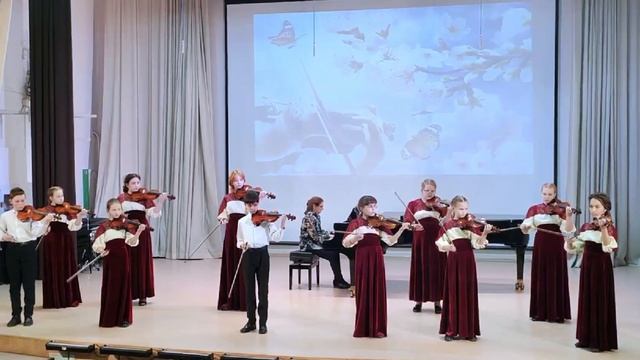 Юные виртуозы из "Гармонии" исполняют "Алёшу" на скрипках 🎻