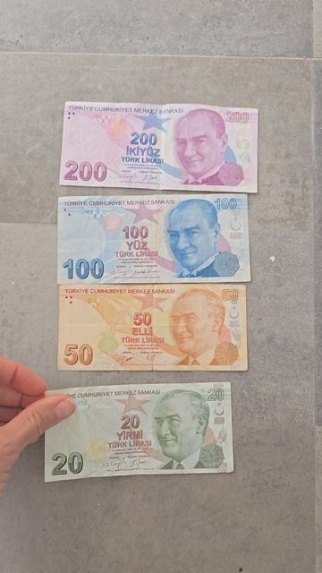 На турецких купюрах портрет отворачивается