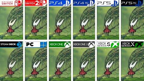 Hollow Knight: Silksong - Сравнение версий Playstation, Nintendo, Xbox, ПК и Steam Deck