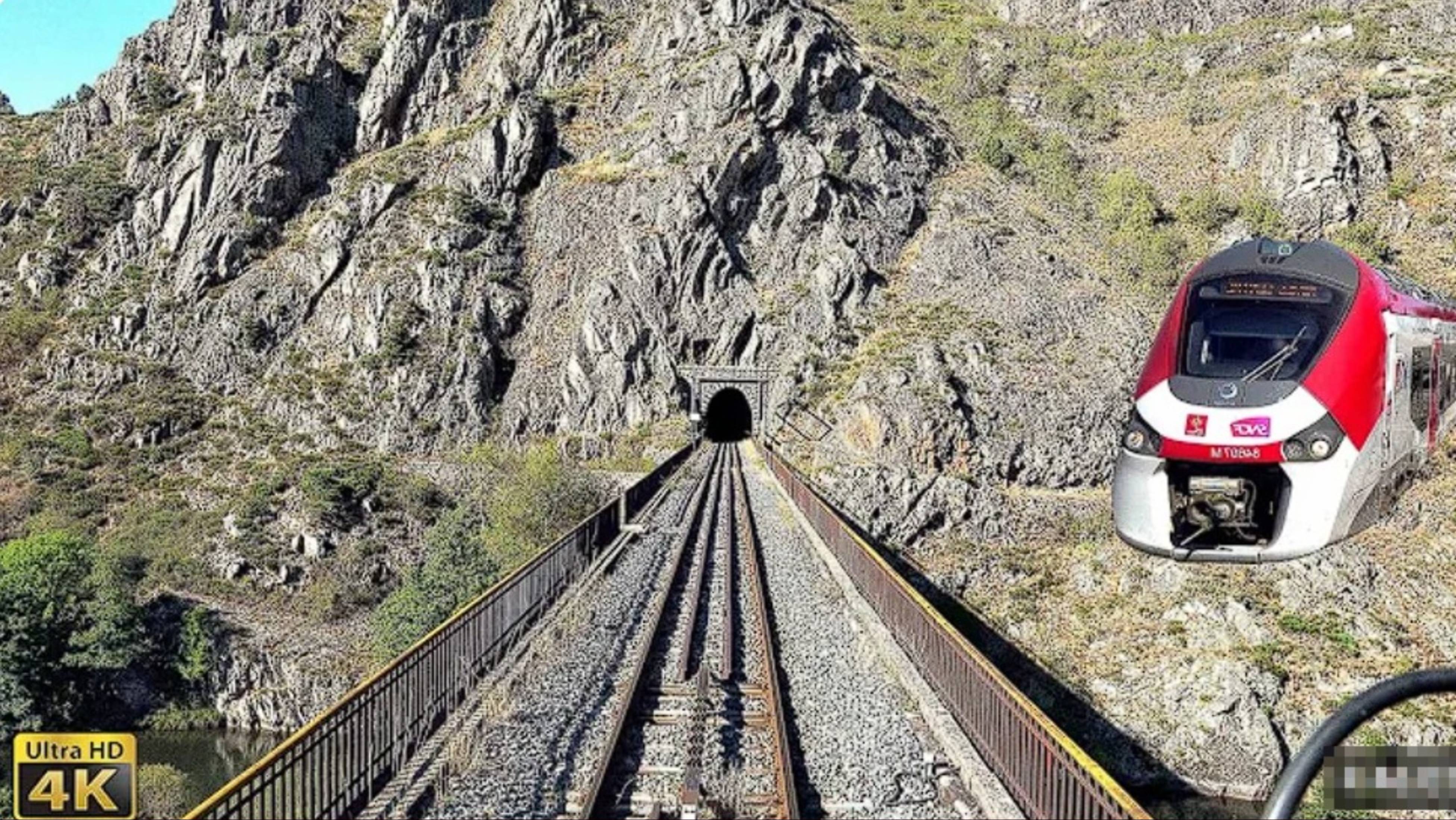 🚄 4К SmartTV ➤ Ним-Клермон-Ферран-Ле-Севеноль, Франция! Окончание (часть 2/2).