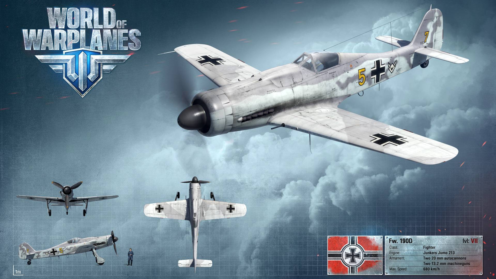 World of Warplanes: Fw 190 D (крайний бой) :)