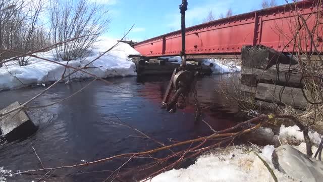 Идущий по ручьям.Поисковый магнит.Заработал на Колбасу и Конфеты.Вот это Рыбалка!