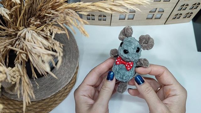 Вязальный квест "Лесные звери", 4 ход, вяжем мышку