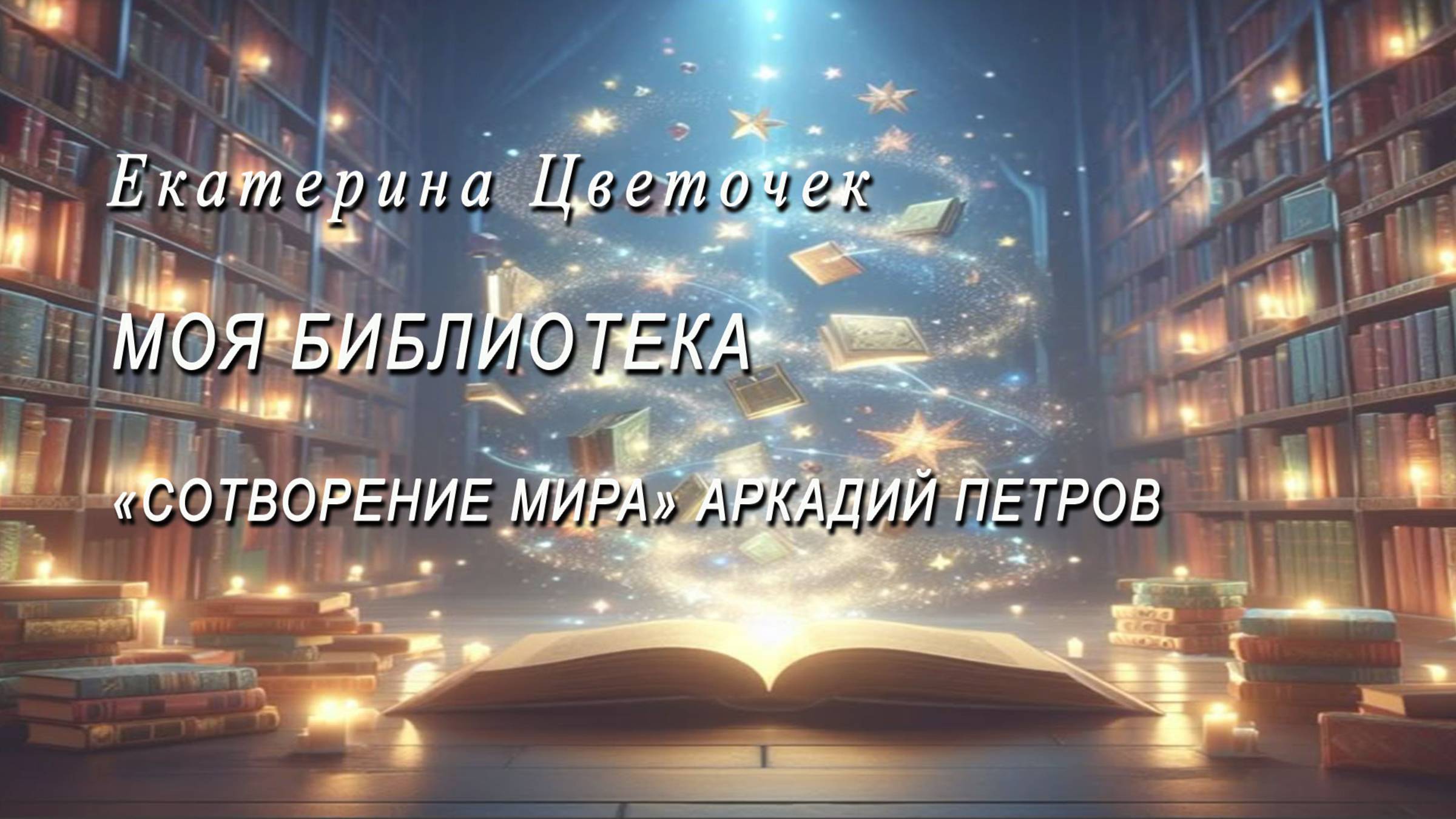 Трилогия Сотворение Мира автор  Аркадий Петров.