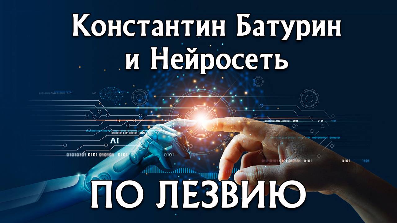 ПО ЛЕЗВИЮ - Константин Батурин и Нейросеть