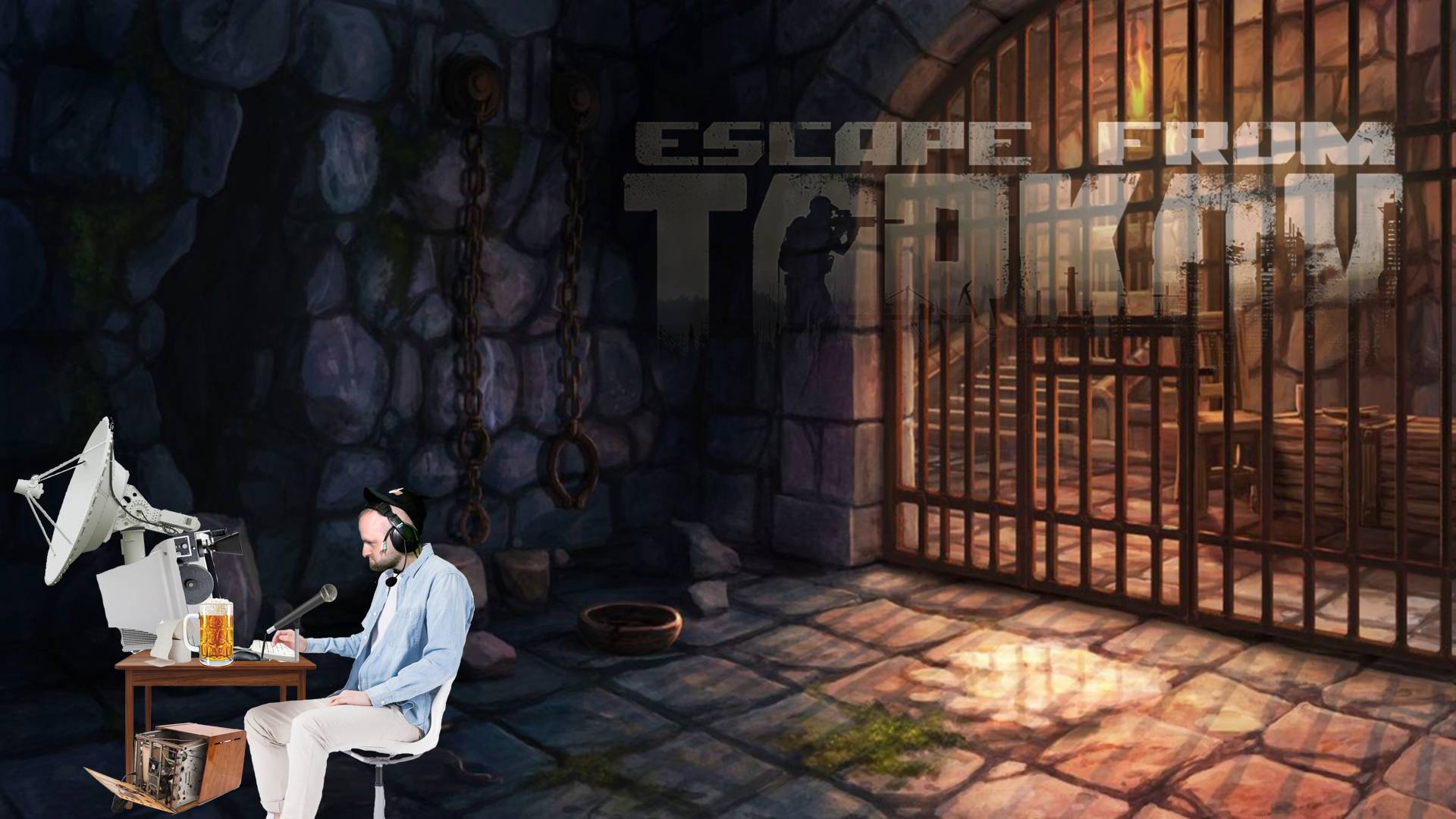 Игра EFT. Сражения против игроков. Последний раз на 1080ti =(