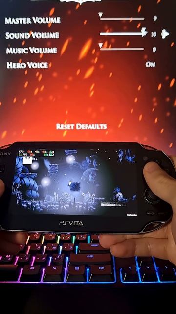 Hollow Knight port for ps vita!  #psvita #games # hollow knight silksong