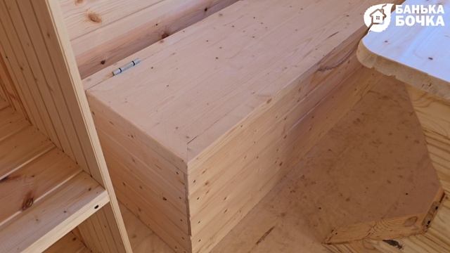 Лавка-рундук (Брус - Каркас)