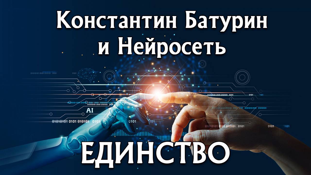ЕДИНСТВО - Константин Батурин и Нейросеть