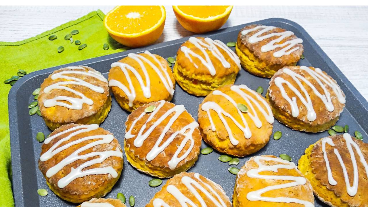 Тыквенные КОРЖИКИ.