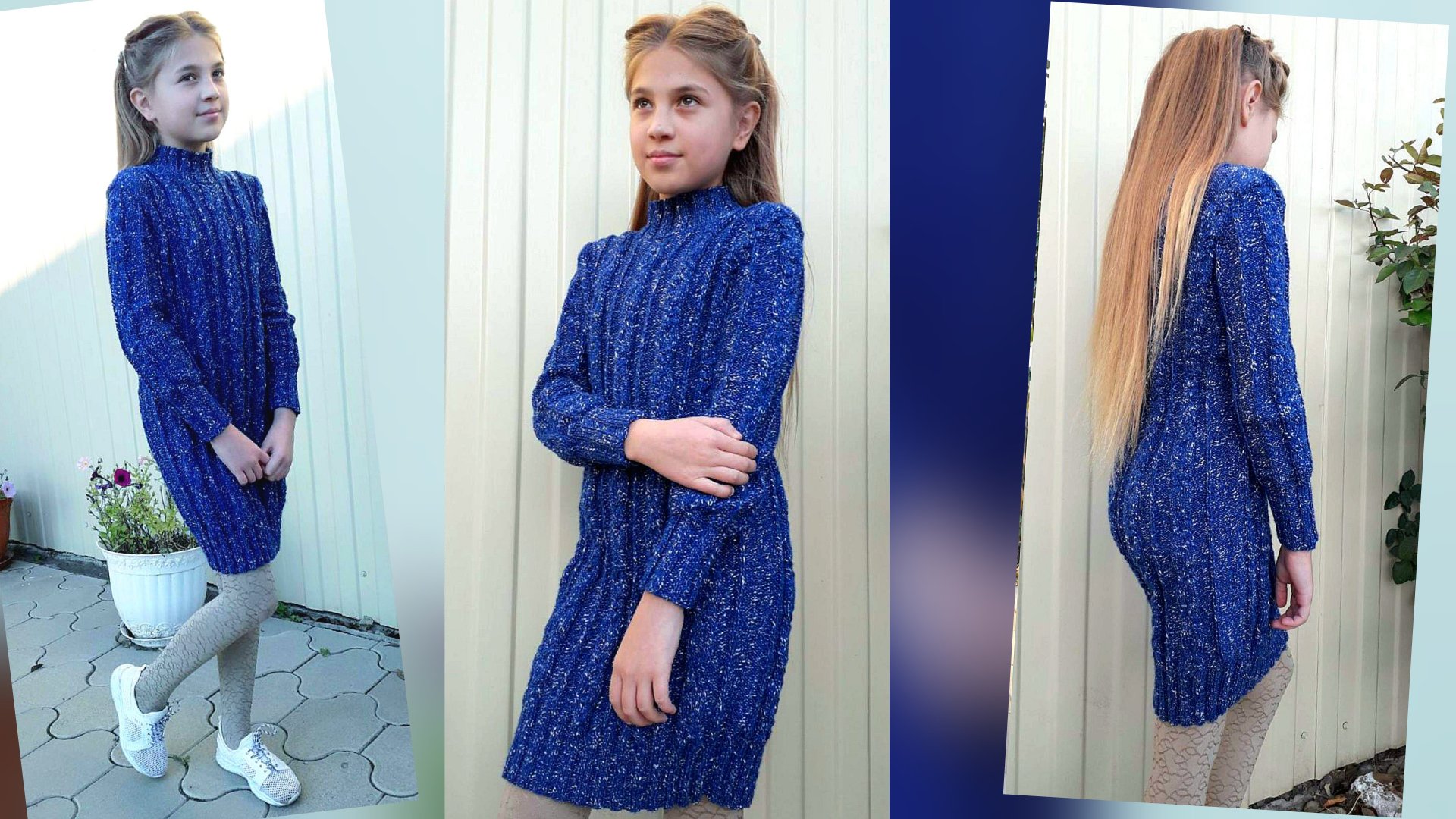 ✨️Платье спицами для девочки подростка✨️Мастер класс ✨️