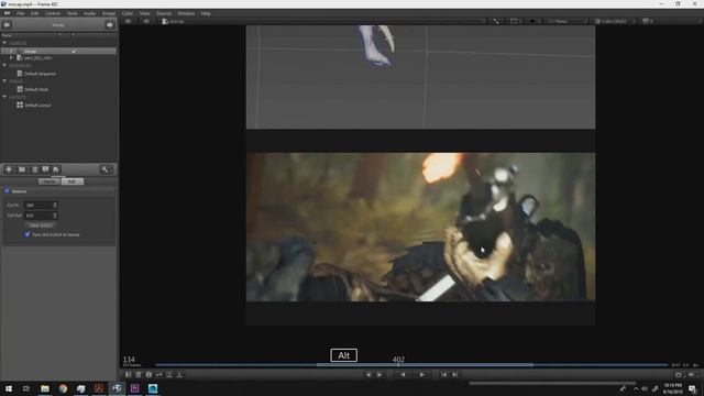 Section 25 - Gun Play Closeup (Animation)