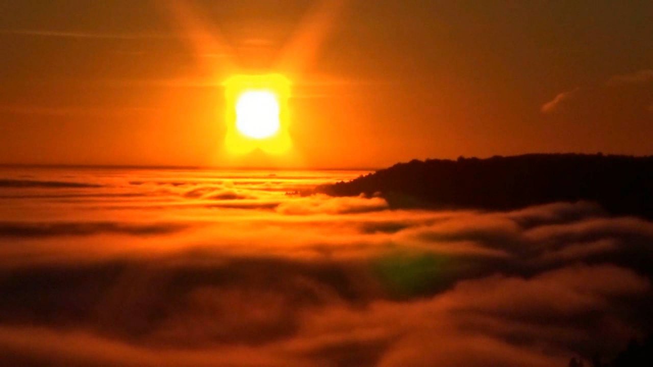 Осенний туман и восход солнца над Клязьмой 13.09.2025