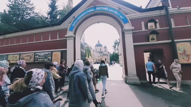 Святая Матрона Московская Покровский Женский Монастырь