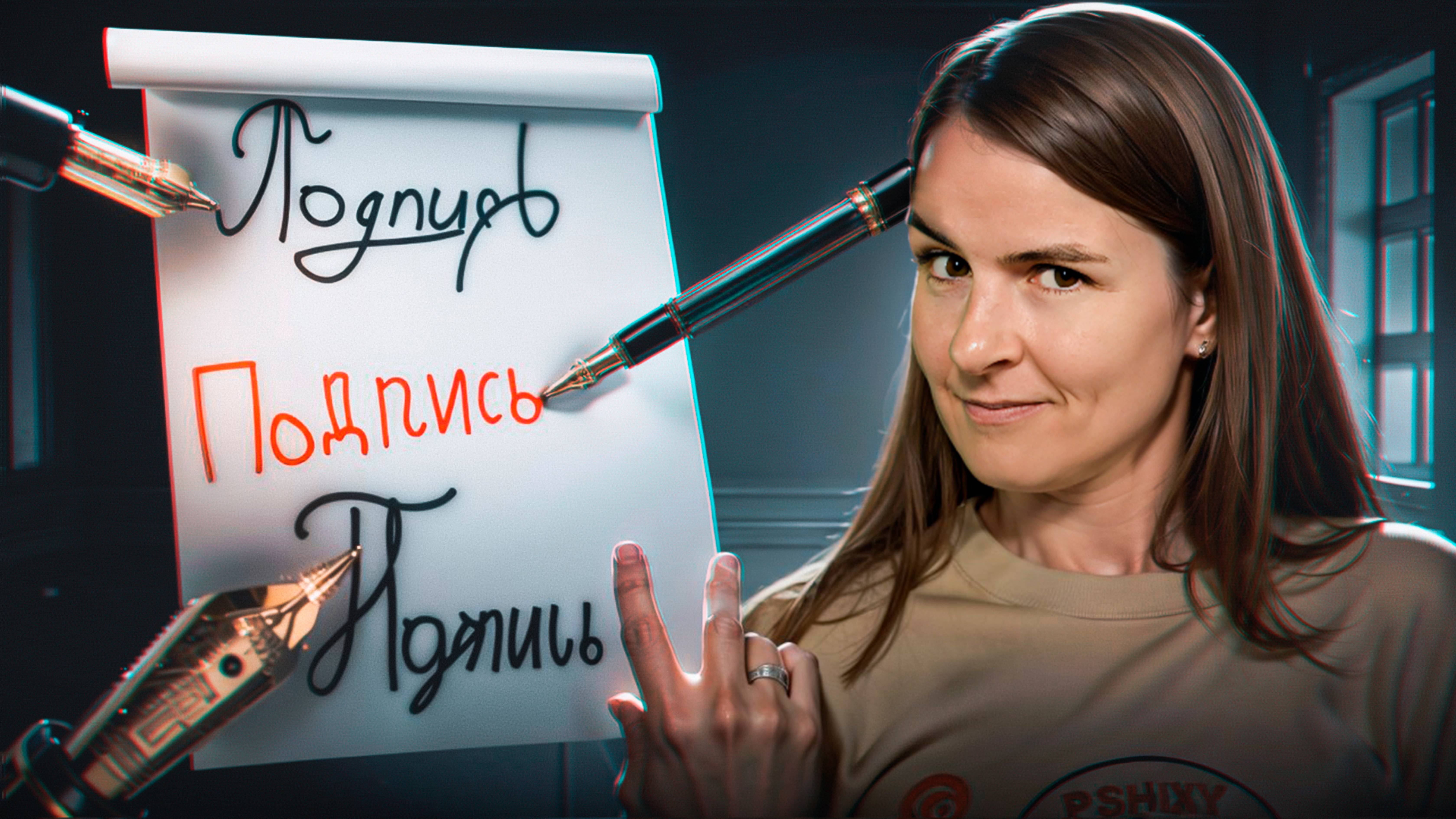 Почему подпись разная от разных ручек?