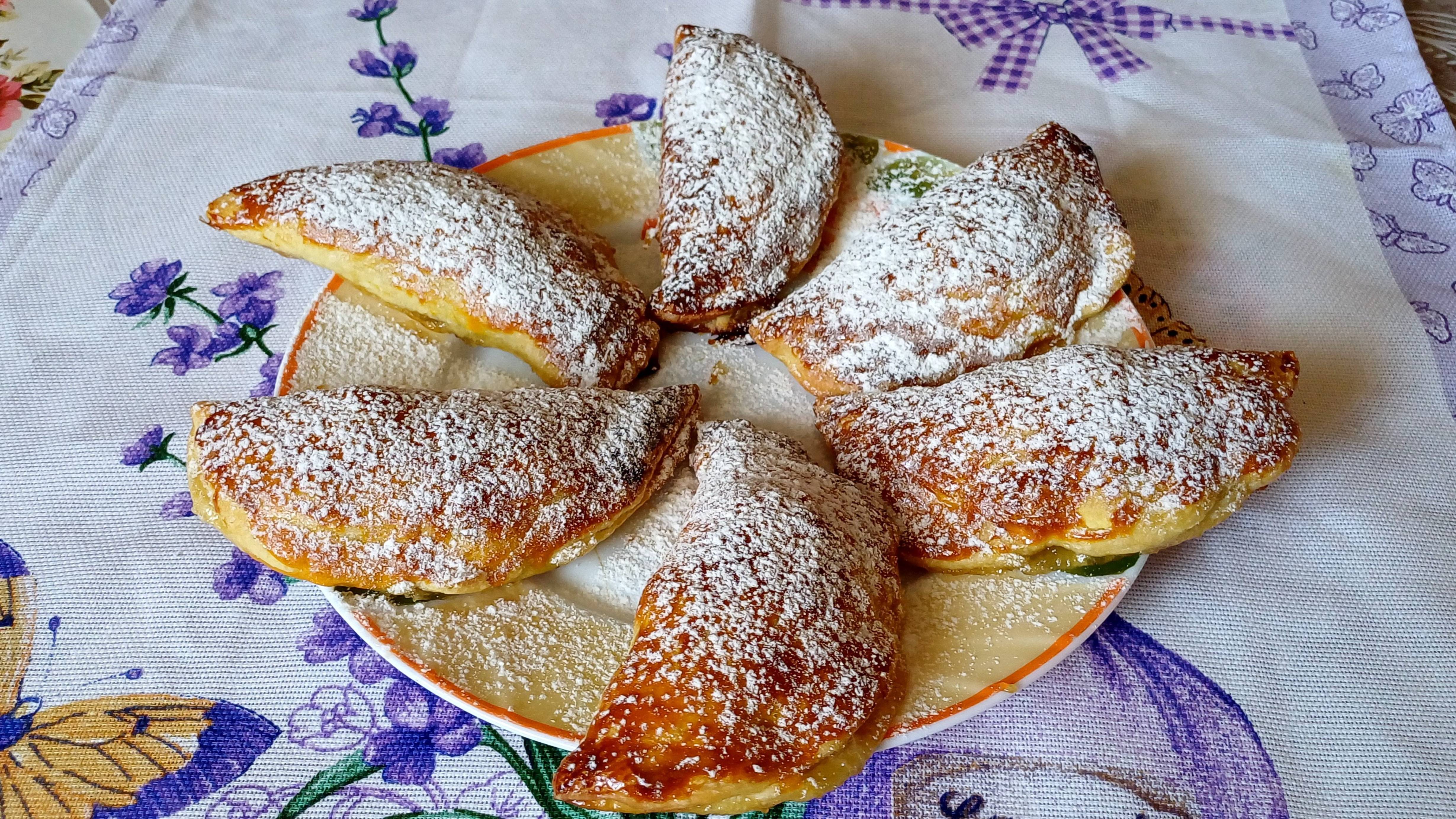 ФРАНЦУЗСКИЕ Слойки "ШОССОН"!!! или ТАПКИ С ЯБЛОКАМИ!!!😂😂😂