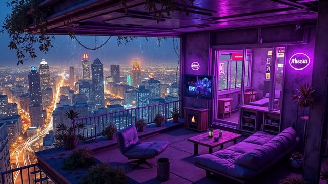 90's Chill Lofi ☕️ Chill Music Lofi Rain Hip Hop Beats ☔️ Lofi Rain Playlist (2160p_30fps_AV1-128kbi