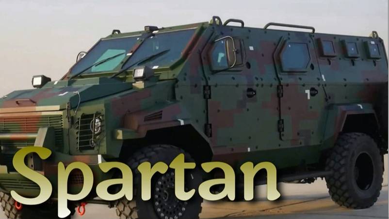 Бронемашина Spartan, засветившаяся в Росгвардии