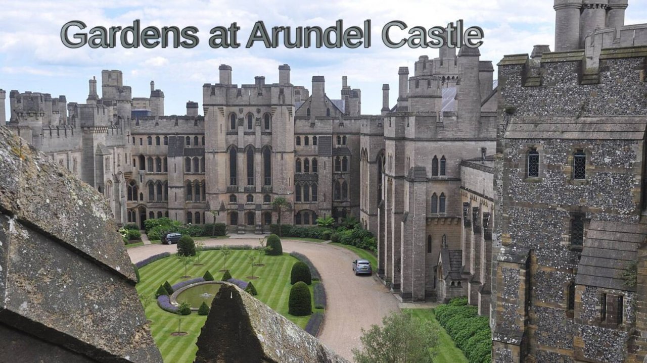 Gardens at Arundel Castle*  England