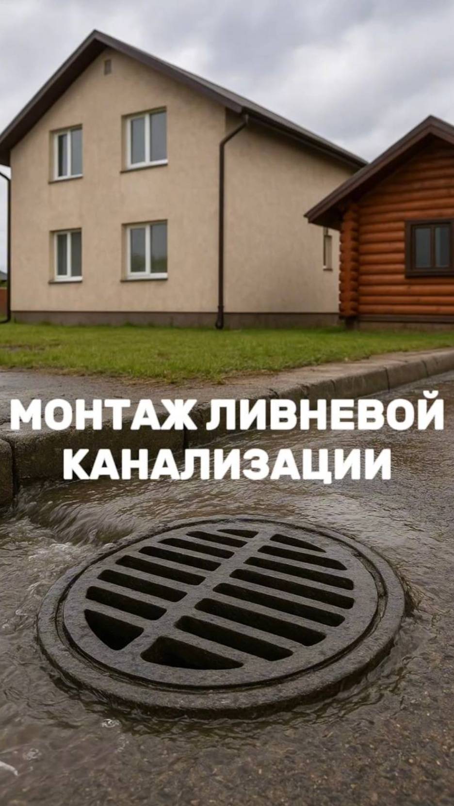 Монтаж ливневой канализации