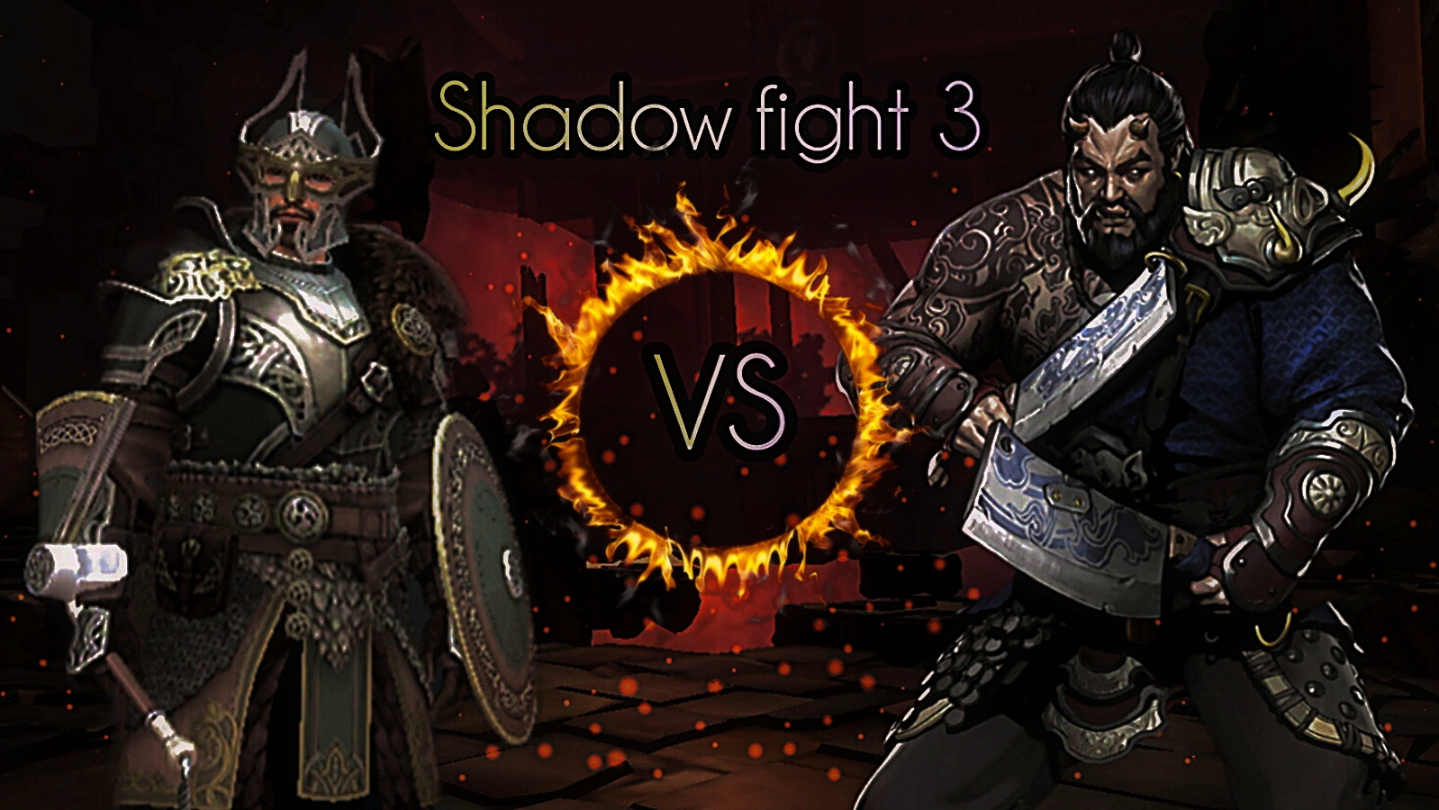 SHADOW FIGHT 3 | Поджарил Мясника на костре с помощью сета Стальная Гончая
