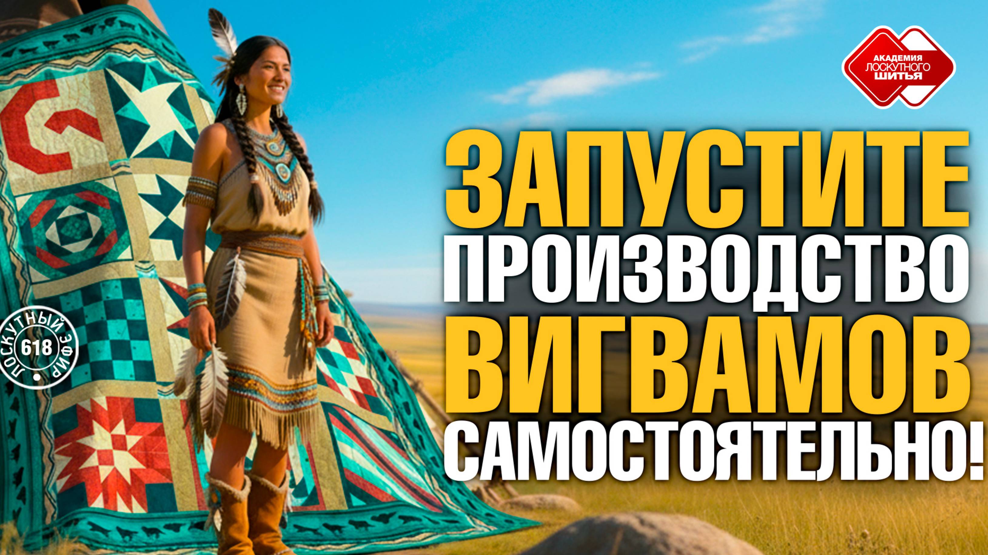 Лоскутный эфир 618. Запустите производство вигвамов самостоятельно!