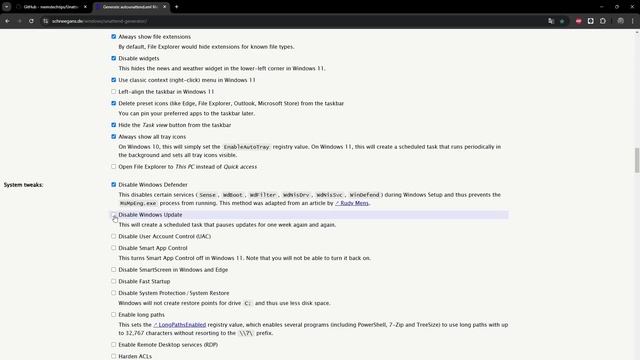 Чистая и легкая Windows