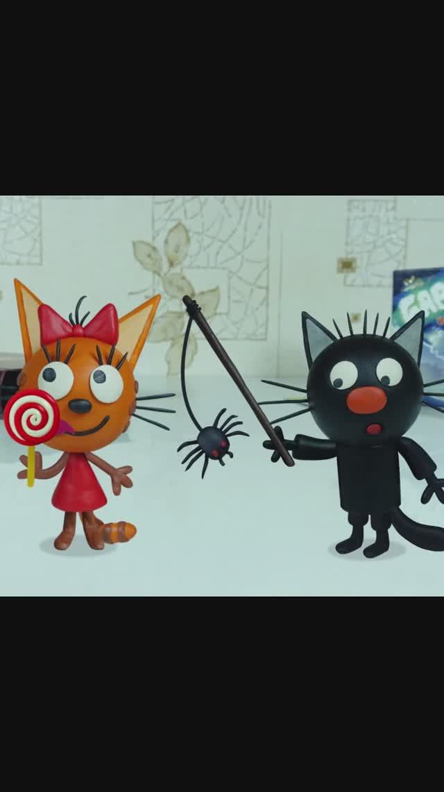 Три Кота. Сажик из пластилина. Как слепить кота Сажика.