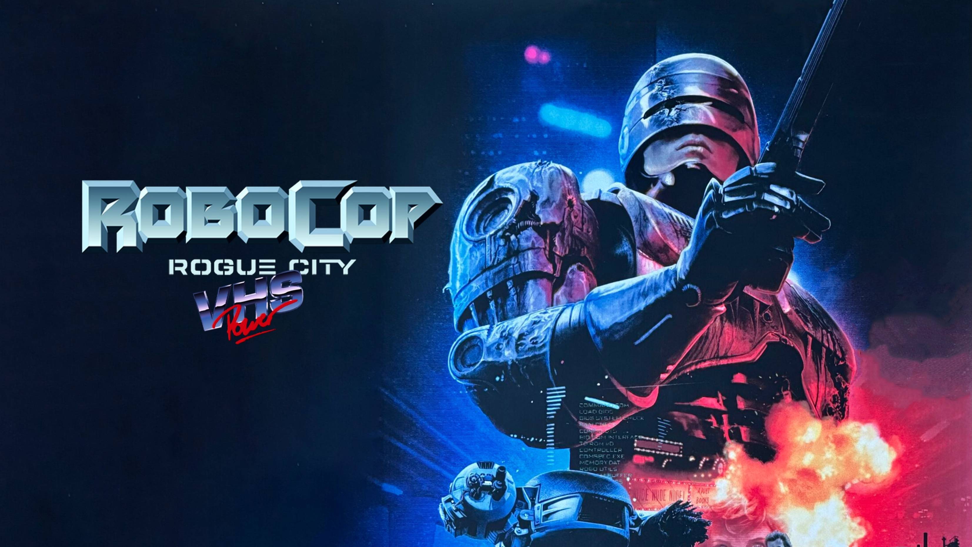 Тизер нейросетевой русской озвучки Robocop: Rogue City в VHS-стиле