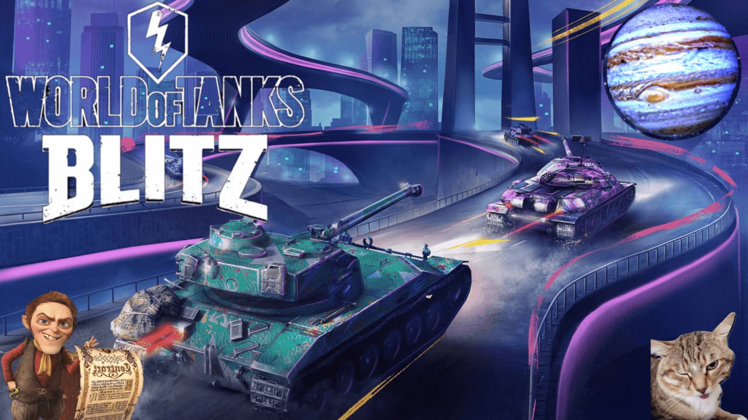 World of Tanks Blitz:Взвод с румпелем ! Маленькие танки вошли в рандом !