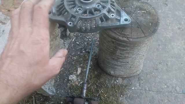 Снять подшипник с ротора генератора  VID_20250917_114808