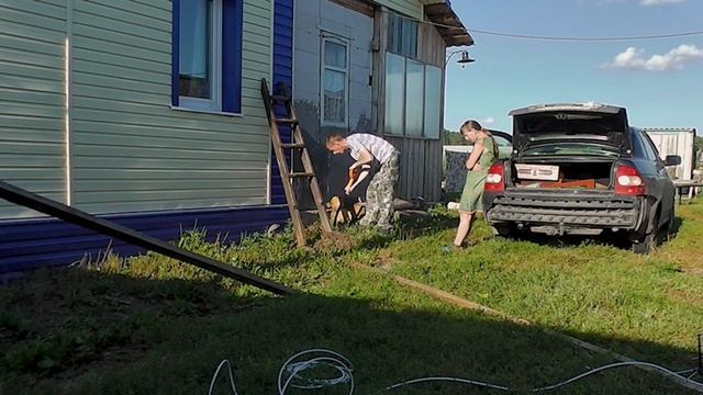 КУПИЛИ ДОМ. ДЕЛАЮ РЕМОНТ. ИЗ ГОРОДА В ДЕРЕВНЮ 6 Серия