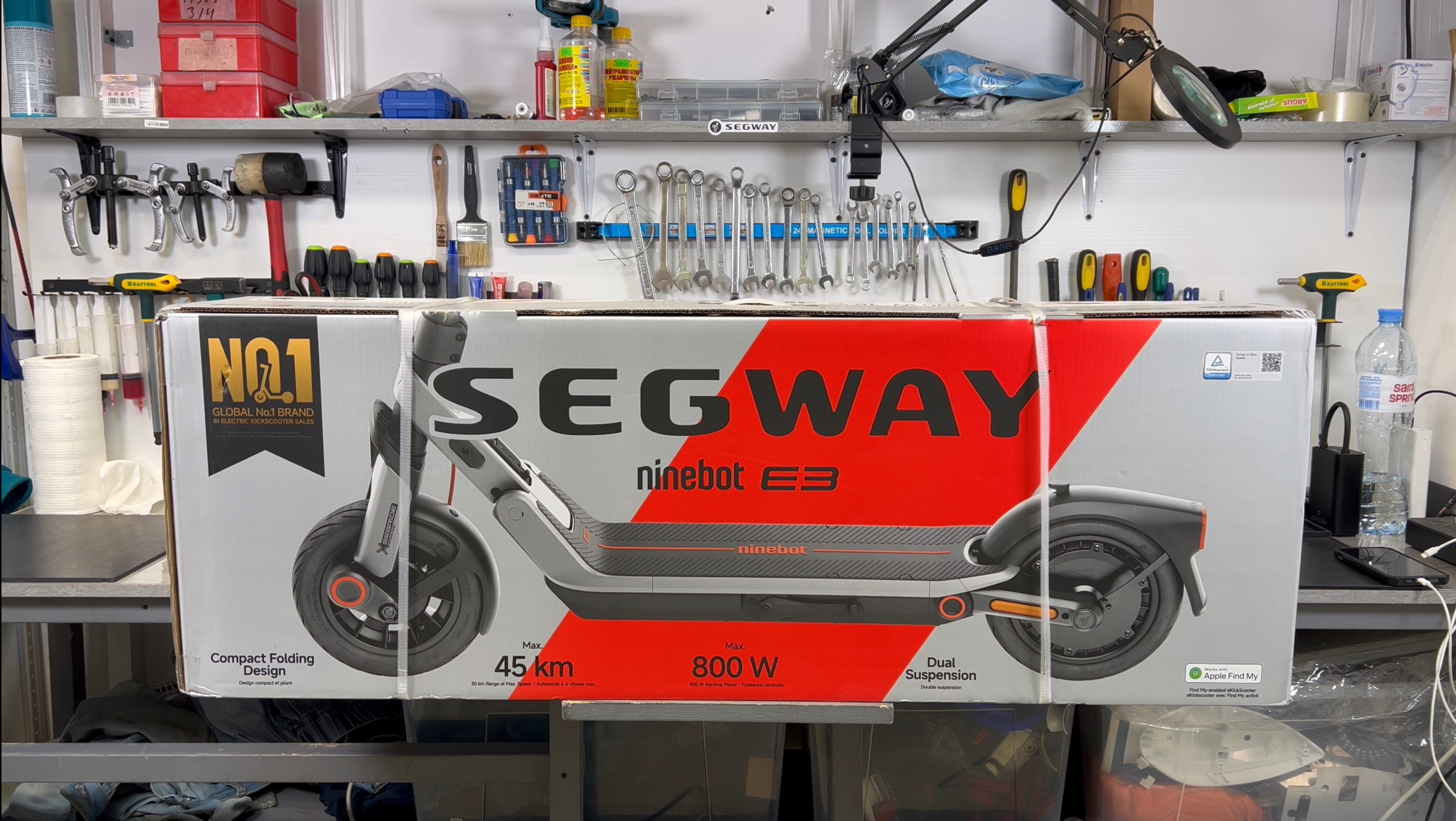 Ninebot E3 распаковка, сборка и активация.