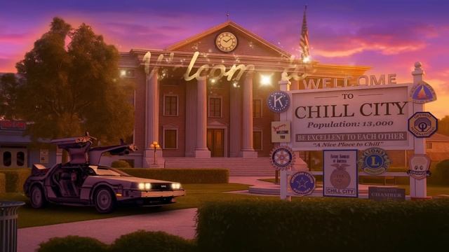 🕰️ Welcome to Chill Valley ｜ Back To The Future 80s Nostalgia ｜ Retro Synthwave & Retrowave Vibes