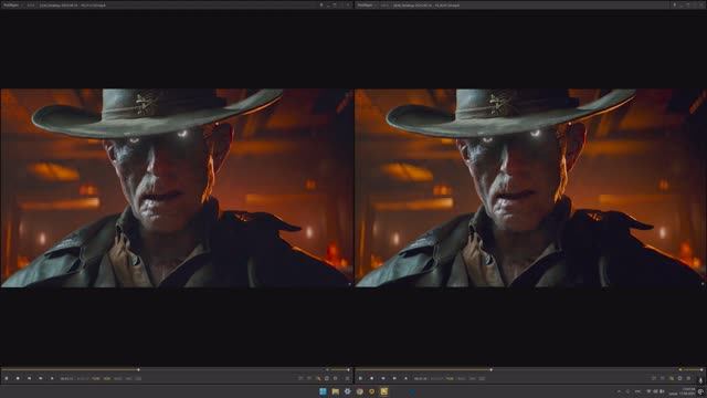 Обзор : Call of Duty: Black Ops 7 (зомби-режима) Сравнения :  4K HDR vs SDR