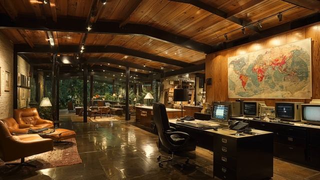 Cold War Office Ambience – Sci-Fi Ambient for Focus & Study