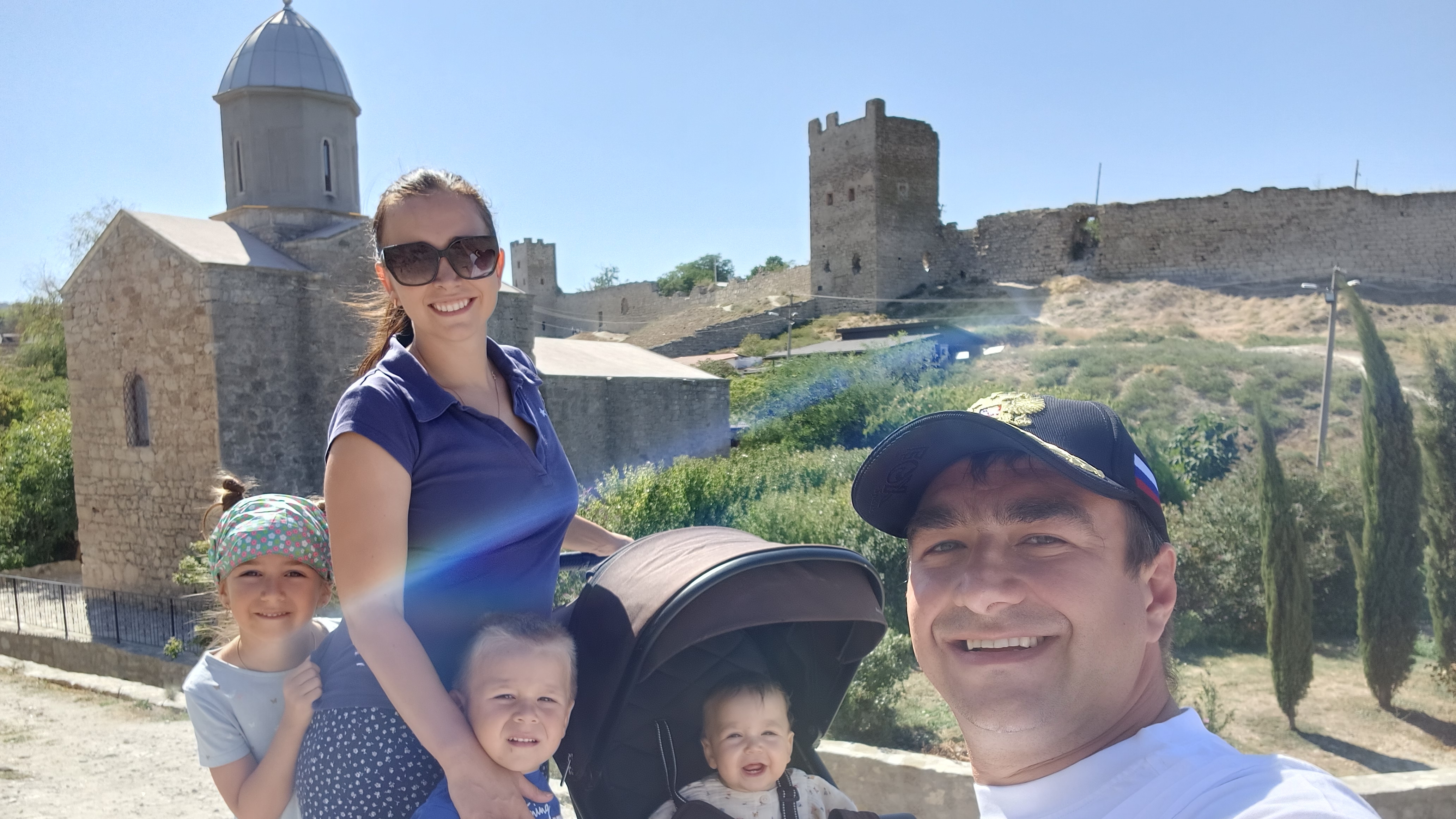 Генуэзская крепость Феодосии, Ильинский мыс и пляж. Крым 2025