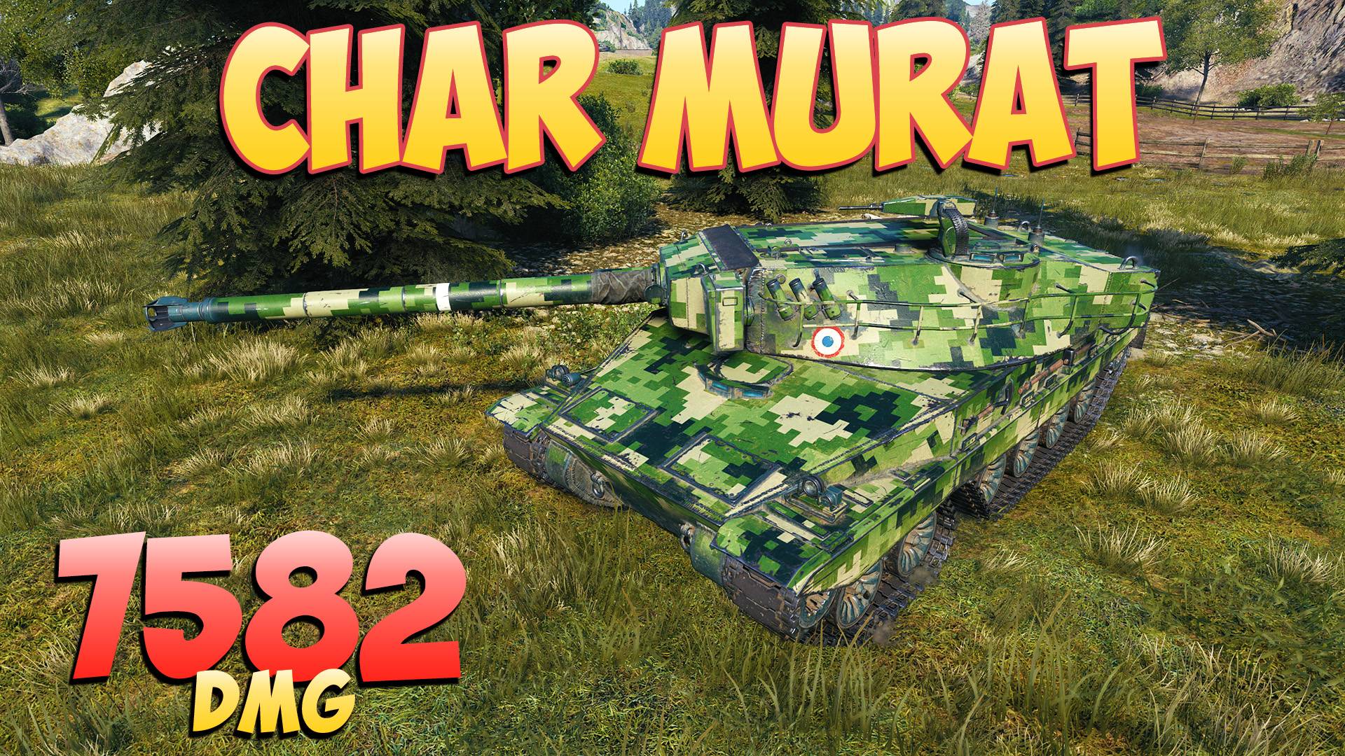 Char Murat • Тонированный! - 3 Фрагов 7.5K Урона • Мир Танков