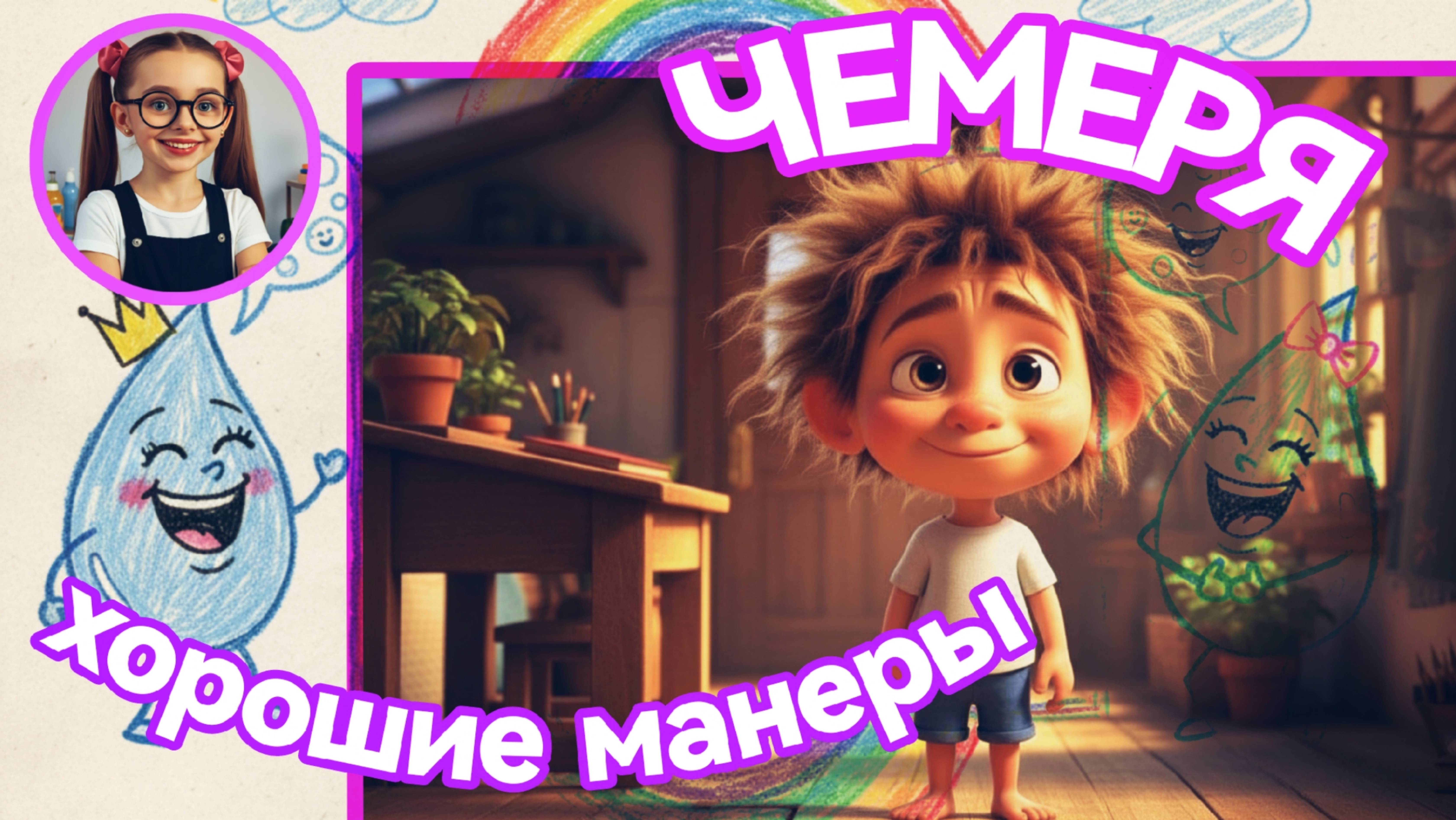 Домовёнок Чемеря - хорошие манеры #детям #дети #малыши #малаша #хорошиеманеры #полезноедетям