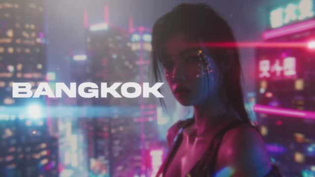 Bangkok Night City Vibes ｜ Cyberpunk Ambient Music for Lonely Nights