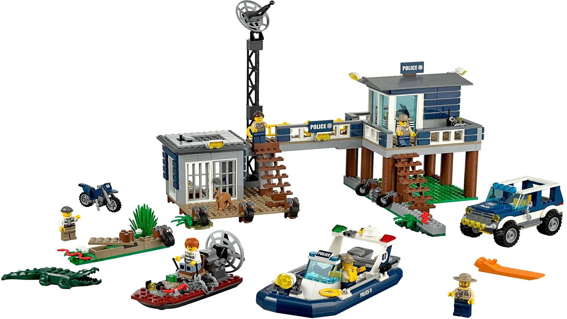 Lego City 60069 Полицейский участок на болоте