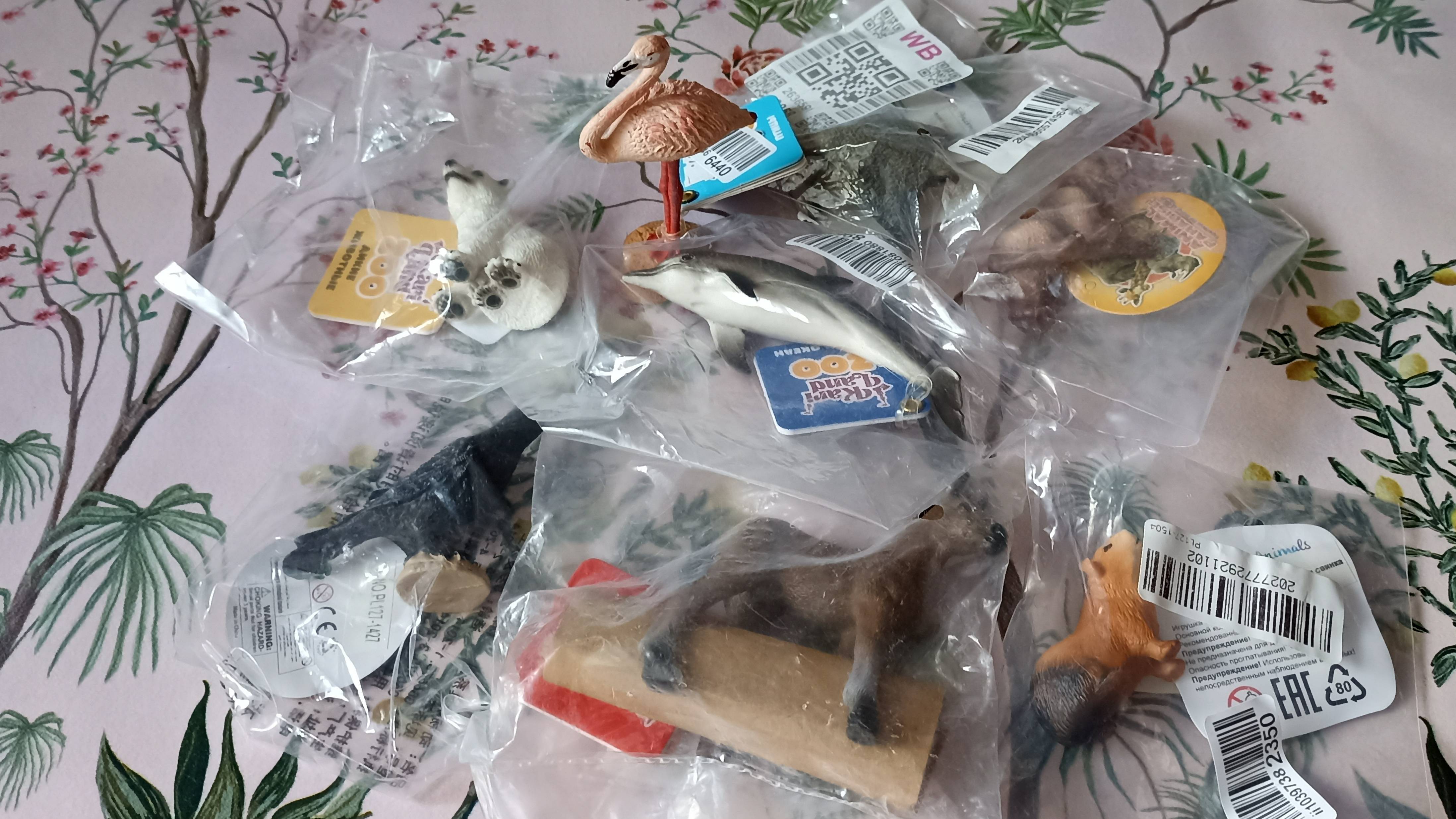 Фигурки животных. Коллекция для домашнего зоопарка. №11