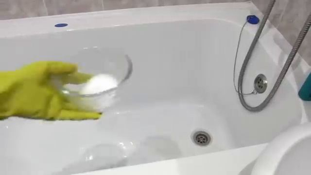 Ваша ванна после такой очистки будет как новая