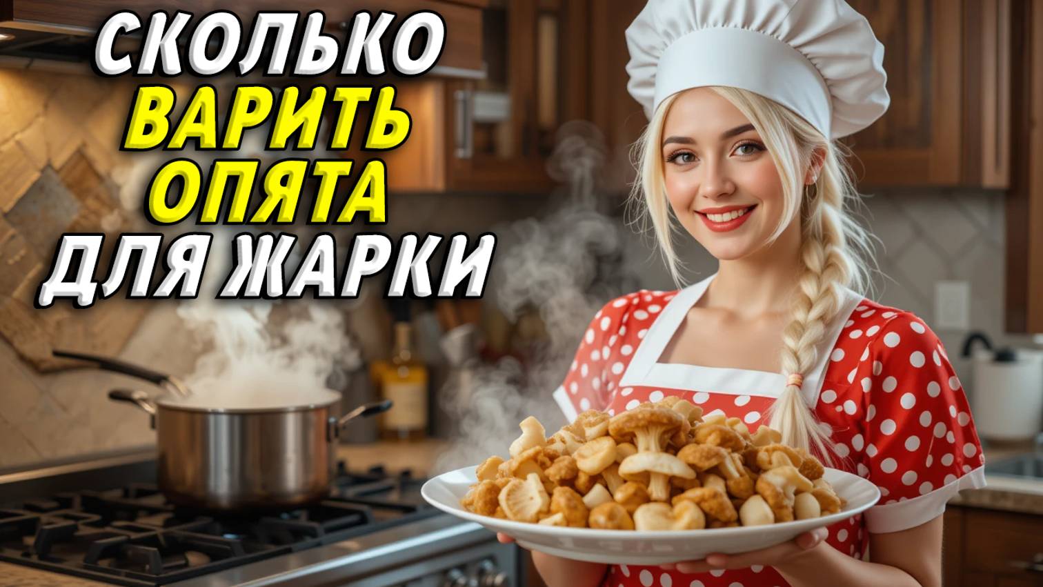 Сколько варить опята для жарки