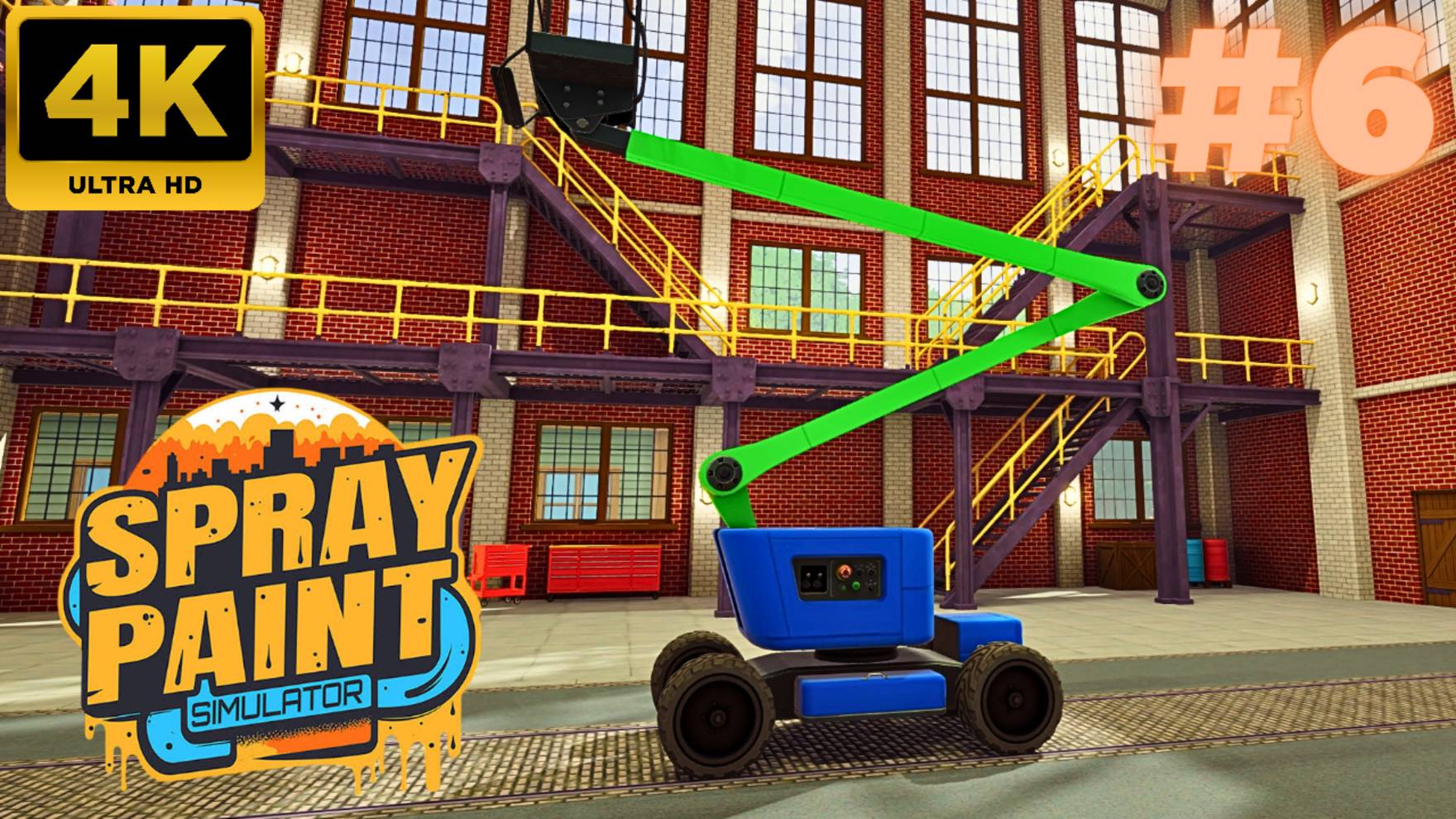 Spray Paint Simulator: Cherry Picker #6 (4K)